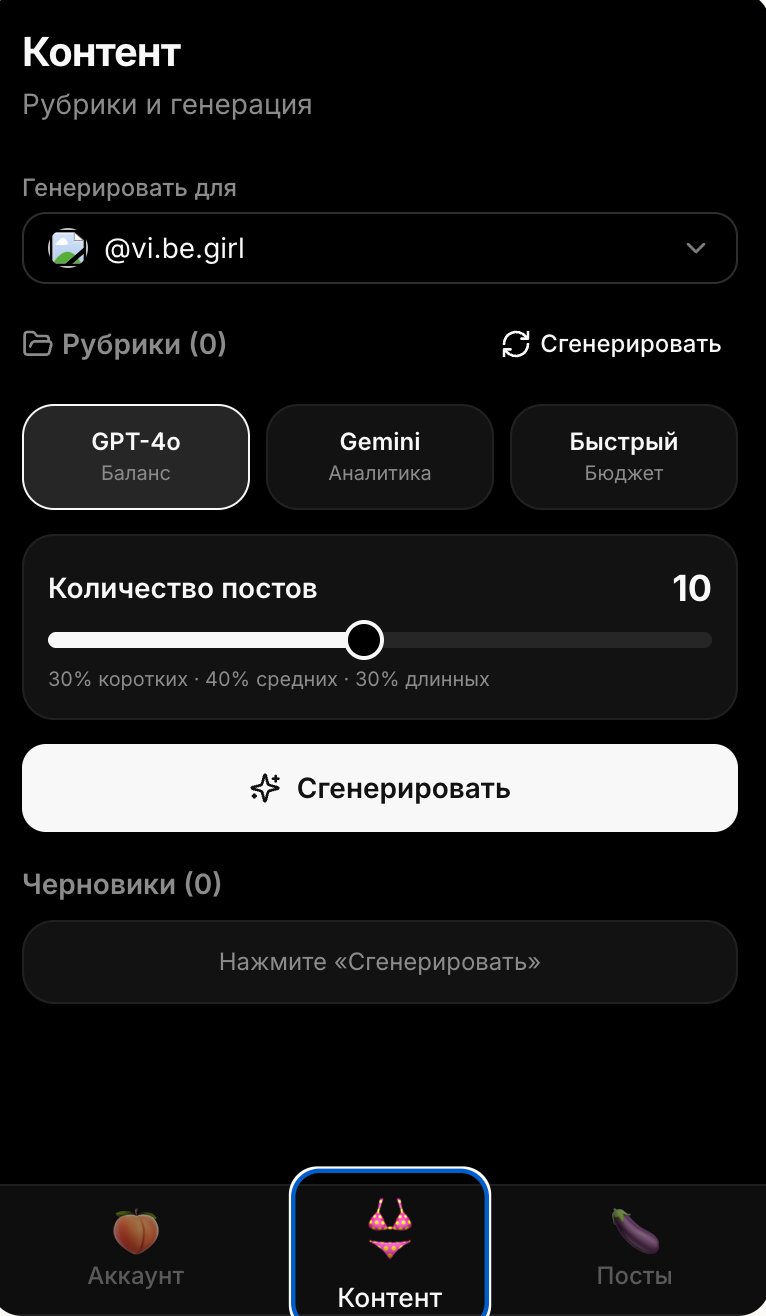 Threads контент